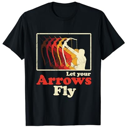 Bogensport, Bogenschütze, Bogenschießen, Pfeil und Bogen T-Shirt