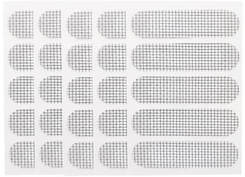 Riparazione dello schermo della finestra, toppa per lo schermo della finestra - Toppa adesiva resistente per zanzariera per porta da 5 fogli | Toppe per la riparazione dello schermo della finestra,