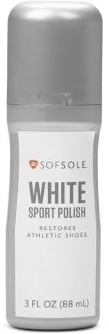 SofSole Lucido Bianco – Applicazione Rapida e Facile | Bianco; taglia unica; ripristina scarpe bianche; formula innovativa con applicatore pratico
