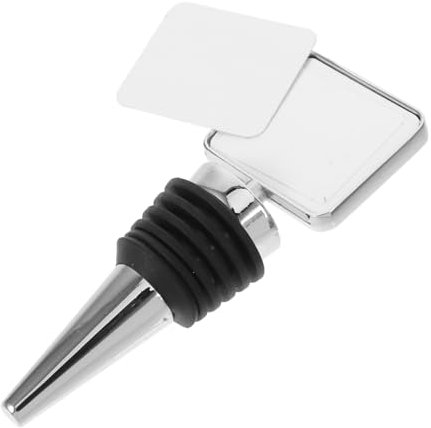 CANIGHT Sublimation Wine Bottle Stopper Dual-Sided Aluminum Alloy Seal for Projects Efficiently Prevents Leaks for Wine and Liquor Bottles Design