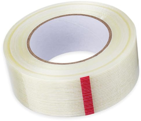 AKSIQIOL 25M Clear Duct Tape ， Waterproof, High-Performance Transparent Tape for Home, Garden, and DIY Projects, Tear-Resistant & Weatherproof