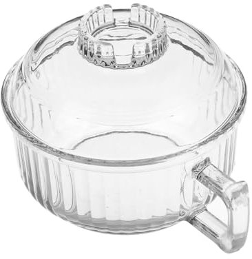 Holibanna Hausgemachter Suppentopf Mit Deckel -schüssel Für Tägliche Verwendung Küche Für Eintöpfe Suppen Desserts Und Transparente Ausführung Mit Praktischem Griff