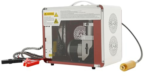 Kompressor 310bar Automatisch Luftkompressor-Pumpe 4500PSI Hochdruckluftpumpe Kompressorpumpe Auto-Stop Kompressor Hochdruck PCP Inflator für Reifen/Taucherflaschen