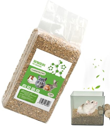 Vhjlfig Hamster Litter - Natural Wood Chips Odour Control | Sand & Substrate Gerbil Hedgehog Hen Bird Cage Indoor Outdoor Ferrets