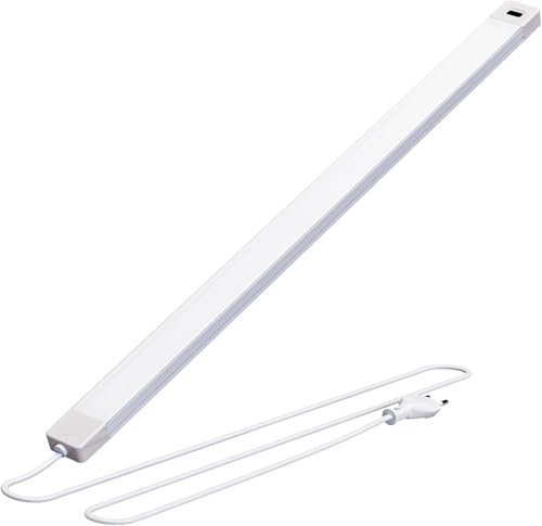 SIBI LIGHTING Unterbauleuchte Led 60cm, Dimmbar Unterschrank Beleuchtung Küche mit Berührungsloser Sensor, 3000K Warmweiß Unterbau Beleuchtung Led Leiste für Schrank,Regale,Werkbank, 560lm
