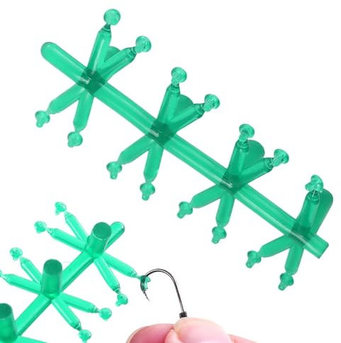 Tappi per amo da, perline di sicurezza morbide e leggere, antiscivolo, per attrezzatura da, protezione per nodi, per barca, kayak, a traina, acqua salata, stagno, riva, surf, 6,6 cm