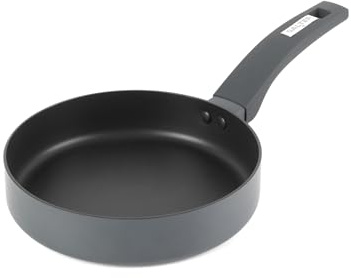 Salter Alto Frying Pan 20 Cm, Non-Stick, Induction Suitable | Recycled Pressed Aluminium, 4.5 Cm Deep Body, PFOA-Free Coating, Cool-Touch Bakelite Handle, 10 Year Guarantee