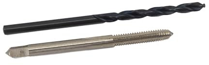Drill America POUM Series M7 x 1 Set de tarauds et perceuses en acier rapide m7 x 1 m7 x 1 et foret HSS 6 mm dans un boîtier en plastique