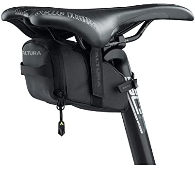 Altura Nightvision Road - Borsa da sella unisex per adulti, 0,4 l, colore: Nero