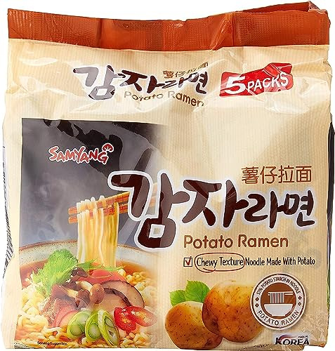 Samyang Ramen Best Koreanische Nudeln (Kartoffel-Ramen, 10 Stück)