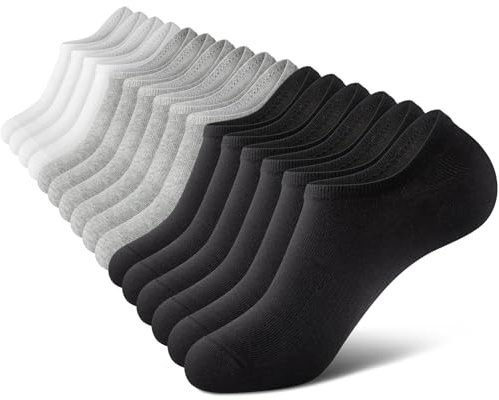 wernies No Show Men Socks, Low Cut Ankle Sock, Men Short Socks Casual Cotton Socks Size 11-13