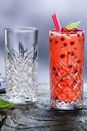 Pasabahce Timeless 52800 - Bicchiere da long drink, 450 ml, confezione da 12 pezzi, colore: Trasparente