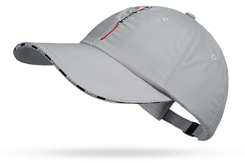 CLAPE Schnelltrocknend Basecap Sommer Ultraleicht Unisex Sport Kappe | Verstellbar,Klassische Gebogene Krempe,UV Schutz Baseballkappe für Herren,Damen,Outdoor,Running,Golf,Tennis