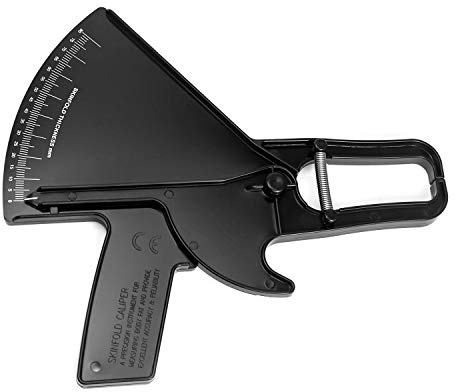 QWORK® Pince Pli Cutané, Pince Adipeuse pour Mesurer le Pourcentage de Graisse Corporelle