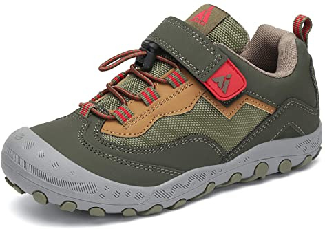 Mishansha Zapatillas de Running Niño Niña Transpirables Gr.24-38 | Antideslizantes, Ligeros, Cómodas, Flexible, Botas de Senderismo, Calzado Montaña, Zapatillas Deportivo