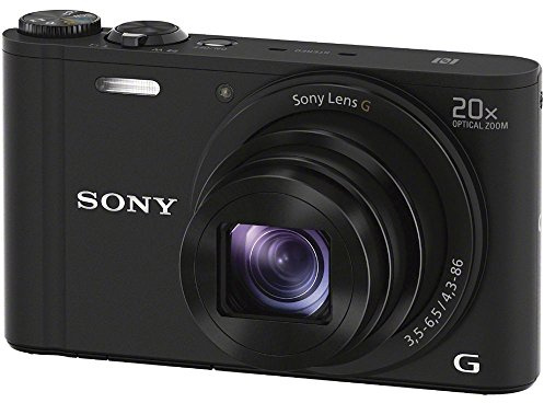 Sony DSC-WX350 digital camera (18 megapixels, 20-gang opt Zoom, 7.5 cm (3 inch) LCD display, NFC, WiFi) black (refurbished)