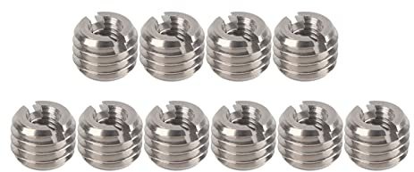 Innengewinde Reduziermuttern M4 X 0,7 Mm Außengewinde M8 X 1,25 Mm Gewindeeinsätze Edelstahlbefestigung,Nuss 10 Stk. Für Heimwerker Und Professionelle Anwendungen