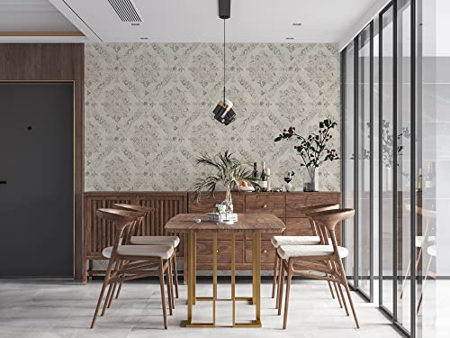 My Home My Spa tapet barock pärlvit Livingwalls 387072 fibertapet ornament vit grädde 10,05 x 0,53 m tillverkad i Tyskland