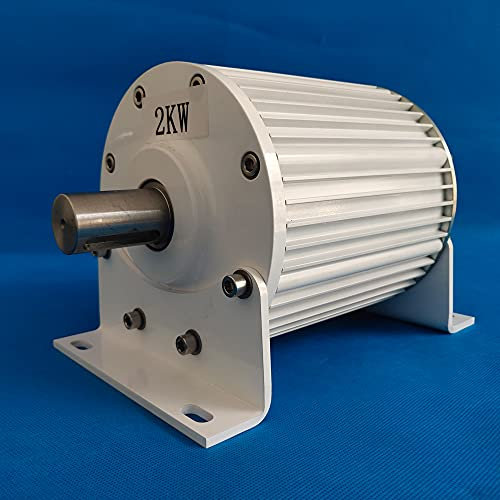 2000W Getriebeloser Permanentmagnet Generator Mit Basis - 48V 96V 110V 120V 220V 230V 3-Phasen-Wechselstrom für DIY-Wasser Windkraftanlage (230V)