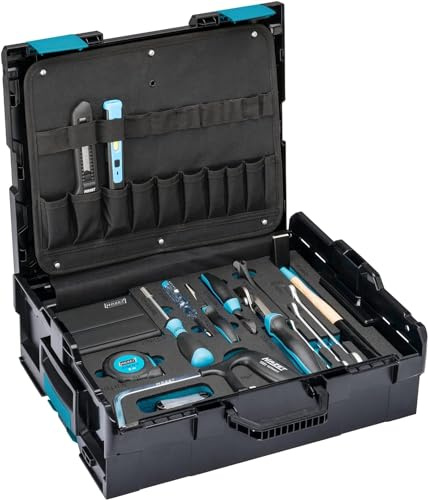 HAZET L-Boxx, mit Sortiment 190L-136/83, 83-teilig, 1,5 – 19, PH1 – PH3 | Länge 445 mm, Breite 358 mm, Höhe 152 mm, 6400 g, 83-teilig , 1,5 – 19 , PH1 – PH3 , PZ1 – PZ3 , T6 – T40