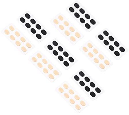 LALAFINA 20sheets Slip Nose Pads for Eyeglasses Eva Sponge Material Comfortable Fit for Sunglasses and Reading Glasses