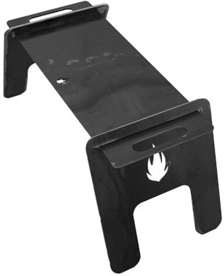 Feuerfest 123 - Campinggrill Steckbar [50x20 cm] - Outdoor-Grill Feuerplatte, Steckgrill Stahl für Abenteurer - Festival, Camping, Vanlife, Angeln - Grill-To-Go [100% - Made in Germany]