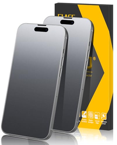 JEHOO 2 Stück für iPhone 14 Pro Max Matt Panzerglas, Anti-Fingerabdruck, Blendschutz, 9H Matte Schutzfolie, Stoß-Kratzfest, Gehärtetem Glas Screen Protector mit Installationswerkzeug