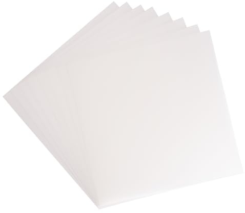 Florence Acetat Platten 8 - Acrylplatte - Gefrosted - 30,5x30,5cm - Basis für Stempeldesigns, Journaling und Scrapbooking - Ideal für Bastelprojekte, Scrapbooking und Schüttelkarten