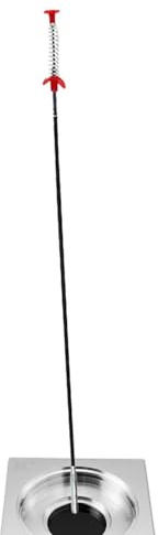 Pince de plomberie – Attrape-cheveux pour tarière de vidange | Crochet de nettoyage d'égout à 4 griffes | Enlève les cheveux | Outil d'obstruction des cheveux pour la cuisine | Serpent de plomberie |