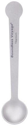 Boundless Voyage Ti1040T Titan-Kaffeelöffel, Mini-Teelöffel, Cappuccino-Rührlöffel, kleine Löffel für Dessert, Eis, Zucker, 5 Stück