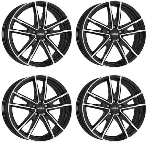 4x Dezent cerchi in alluminio KF dark 6.5Jx17 ET40 5x100