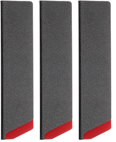 sourcing map 3Pcs Knives Edge Guard, 9.1x2.2 ABS Knife Cover Sleeves Blade Protector Universal Knife Sheath for Home Kitchen