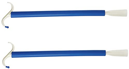 BATHVEVE 2pcs Long Dressing Stick Shoehorn Shoe Helper for Elderly Pregnant Professional Dressing Aid for Disabled