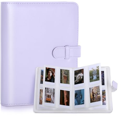 ELAKIRI Album Fotos con 256 Bolsillos para 3 Zoll Film, Albumes de Fotos Compatible Fujifilm Instax Mini 12/11/9/EVO/Liplay + Polaroid 600/GO Generation 2/Now Gen 2,Kodak Mini 2 Retro/Canon Zoemini 2