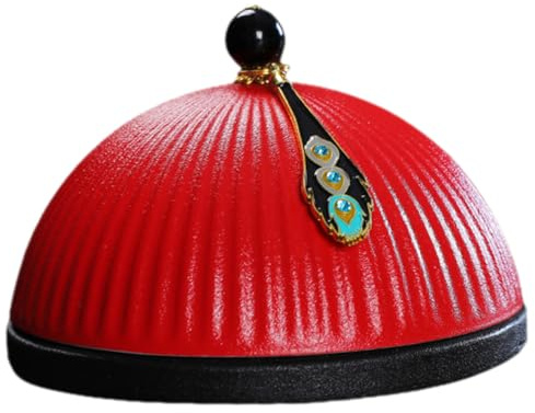 Toyvian Cenicero De Cigarrillos Creativo De Sombrero Oficial Rojo, Cenicero De Mesa Tapa De Porcelana, Diseño Decorativo para Oficina y Hogar,