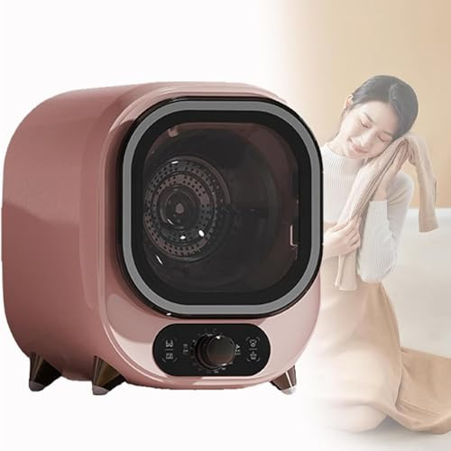 Sèche-Linge À Condensateur Portable, Mini-Sèche-Linge Compact, Capacité Charge 0,8 Kg, Économe En Énergie, Électrique 450 W, Pour Appartement, Dortoir(Pink)