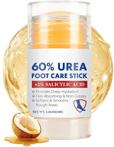 Crème Pour Les Pieds Baume Hydratant Anti-Crevasses 40 g En Stick | Crème Mains Soin Réparateur Pieds Secs Genoux Mains