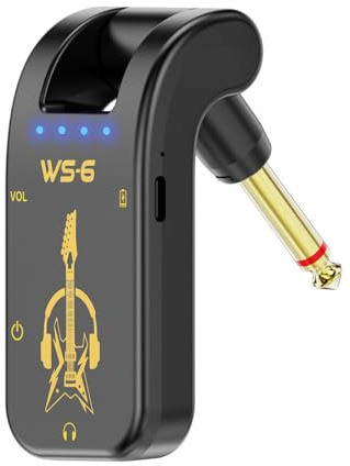 Multi Effect Guitar Amplifier Pickup with Reverbs Delay Overdrive Metal Texture for Electric Acoustic Guitars Guitar Amplifier Effects Pickup