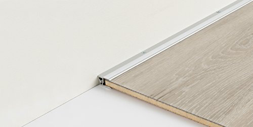 Parador Werkzeug Abschlussprofil Aluminium Silber für Vinyl/Laminat Bodenbeläge 7-15 mm