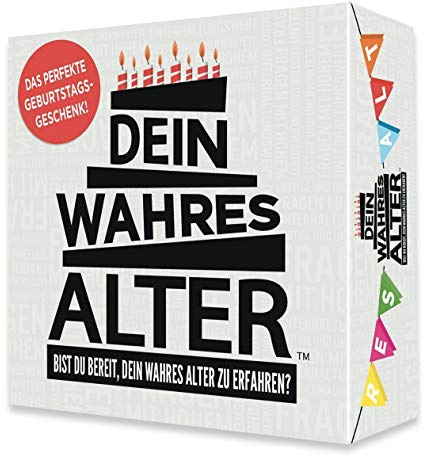 Monsterzeug Kartenspiel mit 300 Fragen, Dein wahres Alter, Gesellschaftsspiel, Test Alter erraten, Fragespiel für Spieleabende