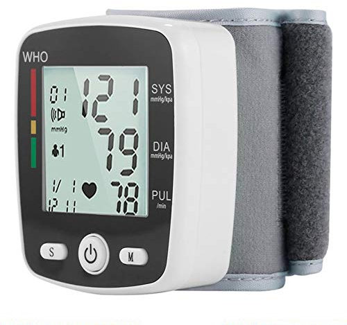 BYFRI Pressione Ricaricabile Polso del Monitor di Frequenza Cardiaca Automatica Digital Pr Tonometro Sfigmomanometro 1pc