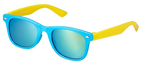 Ultra Kids Sunglasses Ages 3-10 Years, Flexible TPE Rubber Unbreakable Frame UV400 Protection - Retro Classic Style for Boys & Girls