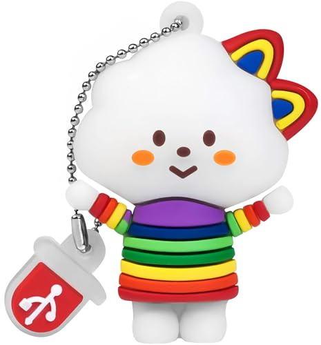 Cute USB Flash Drive 32GB Cartoon Cloud Girl Model Novelty Memory Stick Pendrive