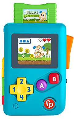 Fisher-Price Ridi & Impara Baby Console Gioca e Vai, Giocattolo Educatico con Musica, Suoni e Frasi, per Bambini 6+Mesi, HBC87