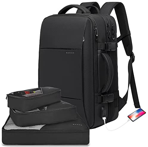 BANGE Reiserucksack, Handgepäck Rucksack Strapazierfähige Convertible Duffle Bag Fit für 17,3-Zoll-Laptop für Männer und Frauen