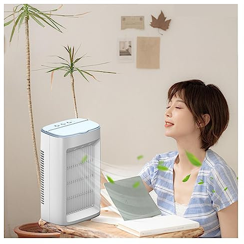 Portable Air Conditioning Dual Fans and Three-Speed Spray Air Cooler Uk Strong Quiet Portable Air Coolers for Room Office