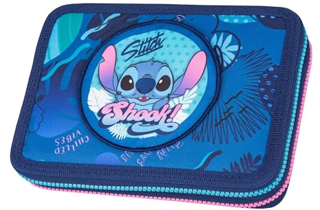McNeill Etui gefüllt - mit zwei Reißverschlüssen - XL - Disney Kollektion 2024 (STITCH)