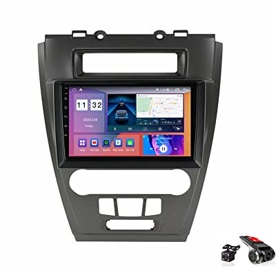 Navigatore satellitare per Auto Stereo Android 10 Doppio DIN per Ford Fusion 2010 Radio Navigazione GPS 9'' MP5 Lettore Video multimediale Ricevitore FM Supporto 4G 5G WiFi SWC Carplay, M500S