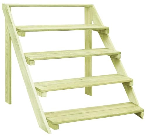 ARKEM Support de jardinière 80x80x80 cm Bois de pin imprégné,Jardiniere sur Pieds,Bac avec Treillis,Jardiniere Terrasse