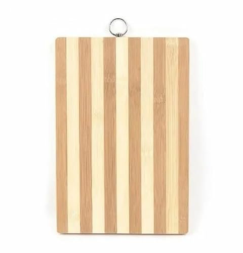 Chopping Board Wooden Cutting Board (20 X 30CM) Non-Slip Cutting Board Thick Chopping Panel Multipurpose Wooden Serving Board Anti-Slip Surface Dishwasher Safe with Handle Commercial & Home Kitchen
